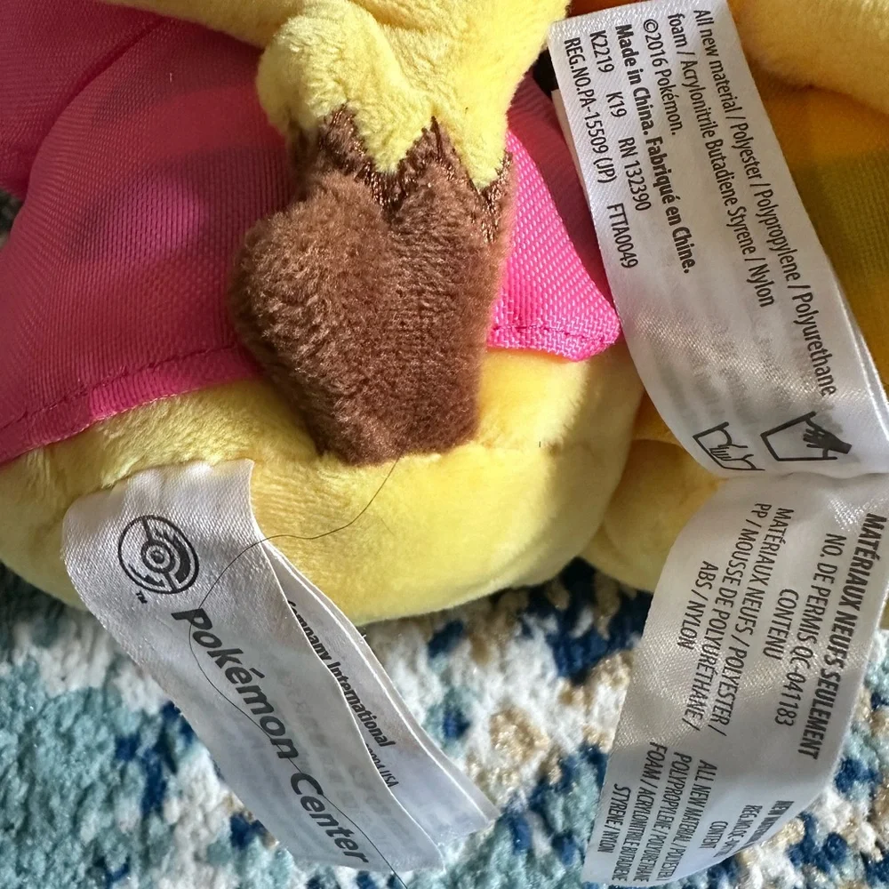 Pokessen Monthly Pair Pikachu Plushie 2016 - Picture 2 of 4